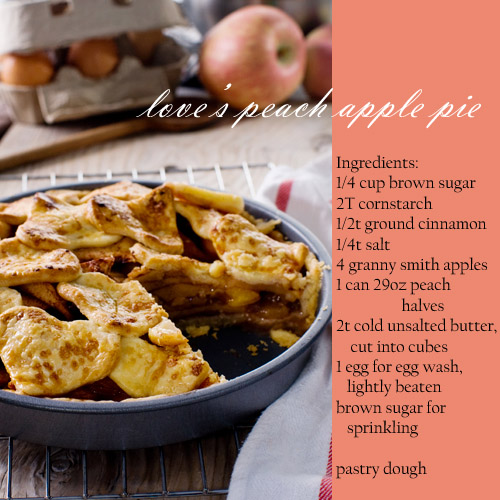 love's peach apple pie